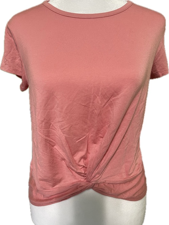 wonder nation Tops - 2 wonder nation Twist-Front Short Sleeve Tees
